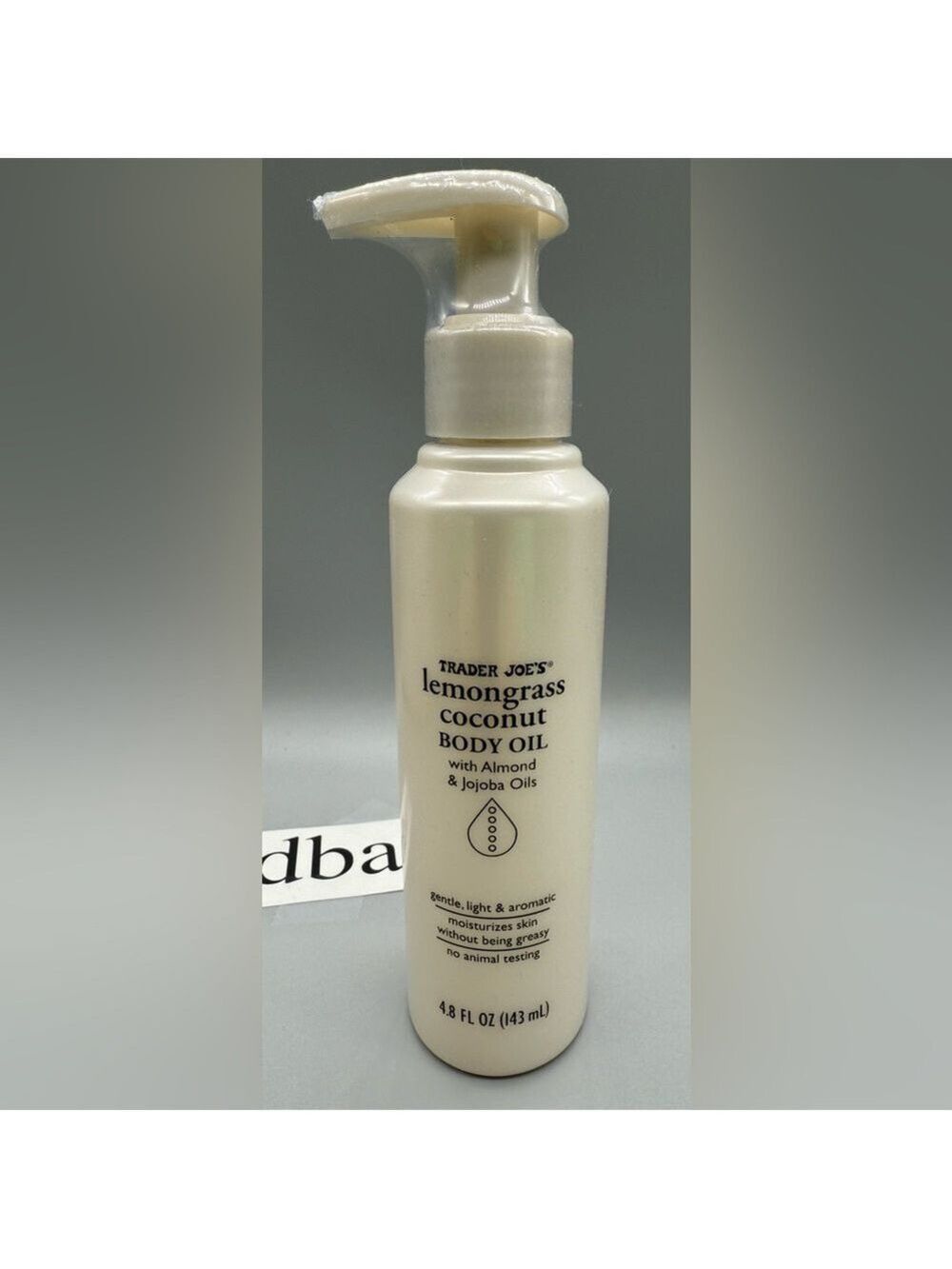 Trader Joe’s: Lemongrass Coconut Body Oil with Almond and Jojoba Oils/ NEW